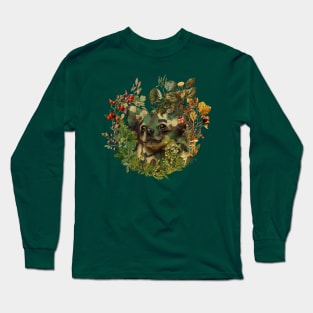 Camo Chihuahua Forest Adventure Long Sleeve T-Shirt